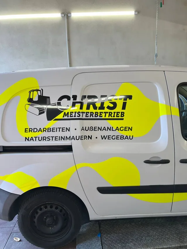 Fahrzeugbeschriftung für CHRIST MEISTERBETRIEB, umgesetzt von Nerodesign – Ansicht 4