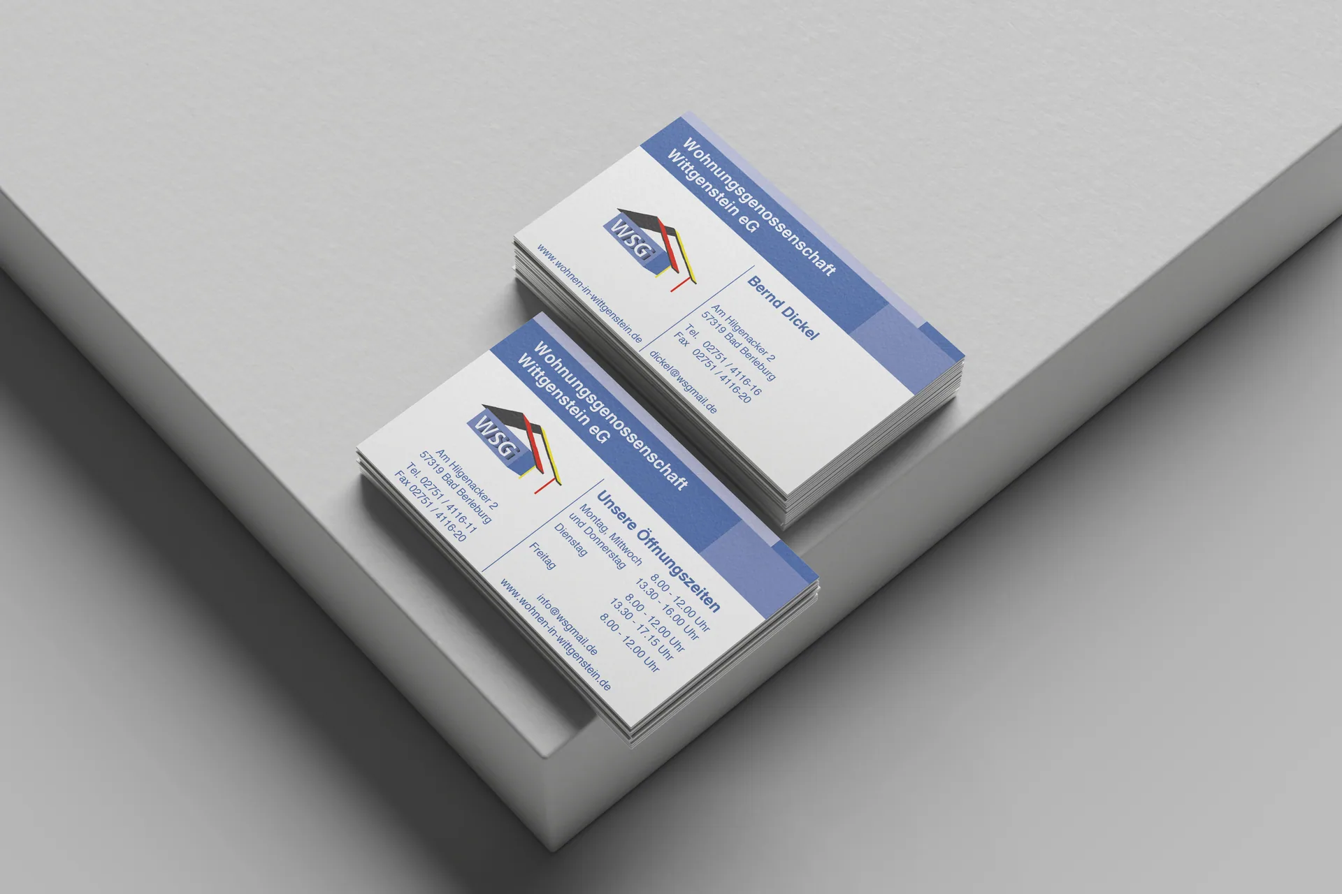 Print Design für WSG – Wohnungsgenossenschaft Wittgenstein eG, umgesetzt von Nerodesign – Ansicht 1