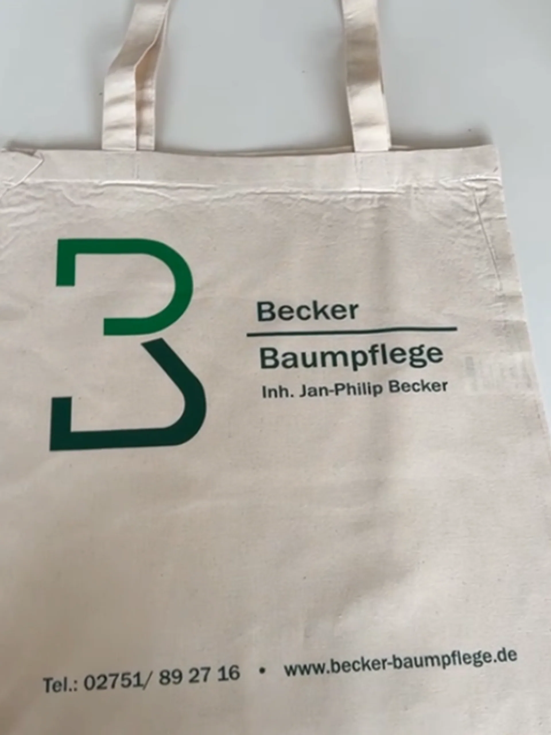 Textilveredelung für Becker Baumpflege, umgesetzt von Nerodesign – Ansicht 3