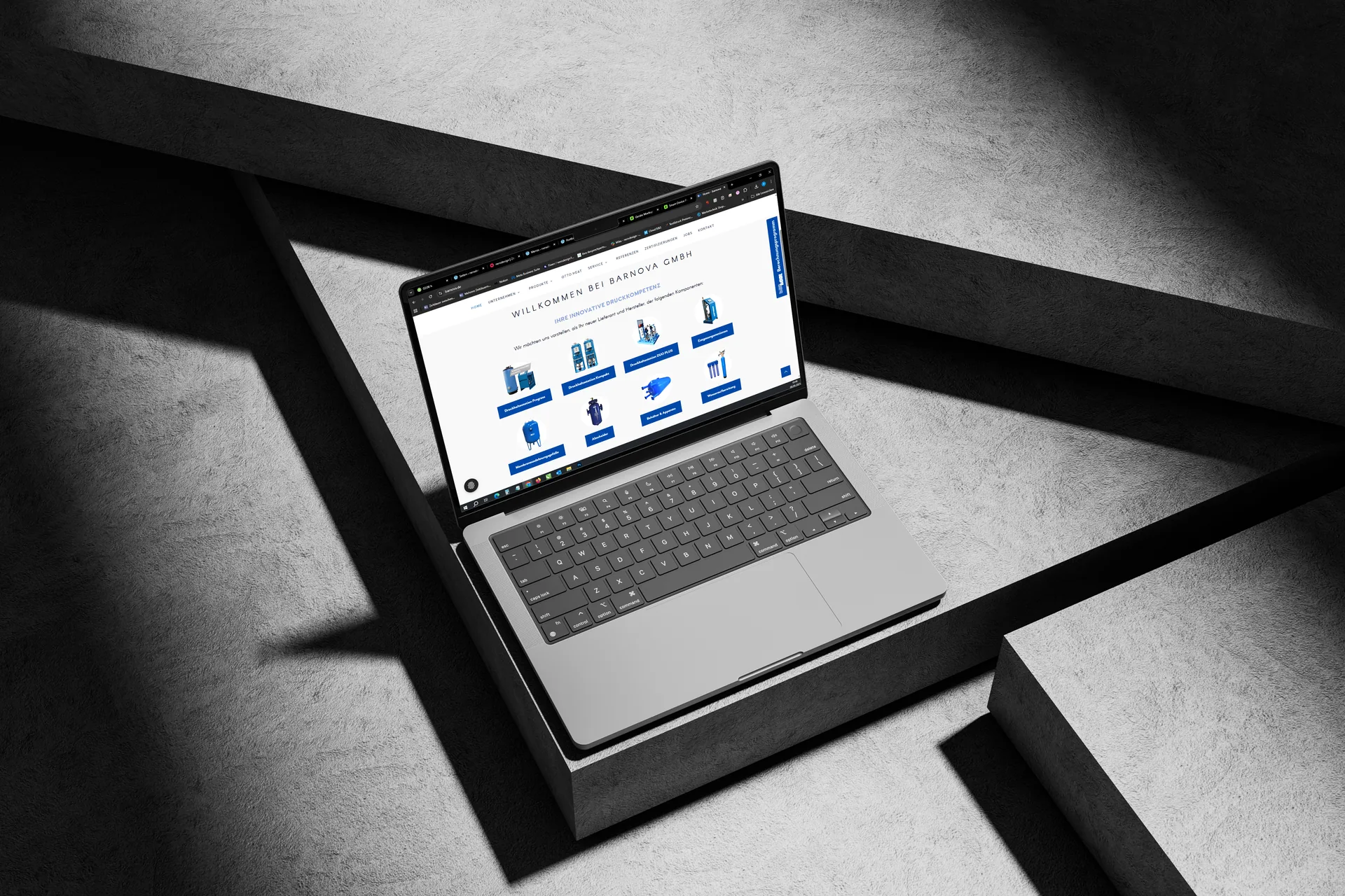 Webdesign für Barnova GmbH, umgesetzt von Nerodesign – Ansicht 3