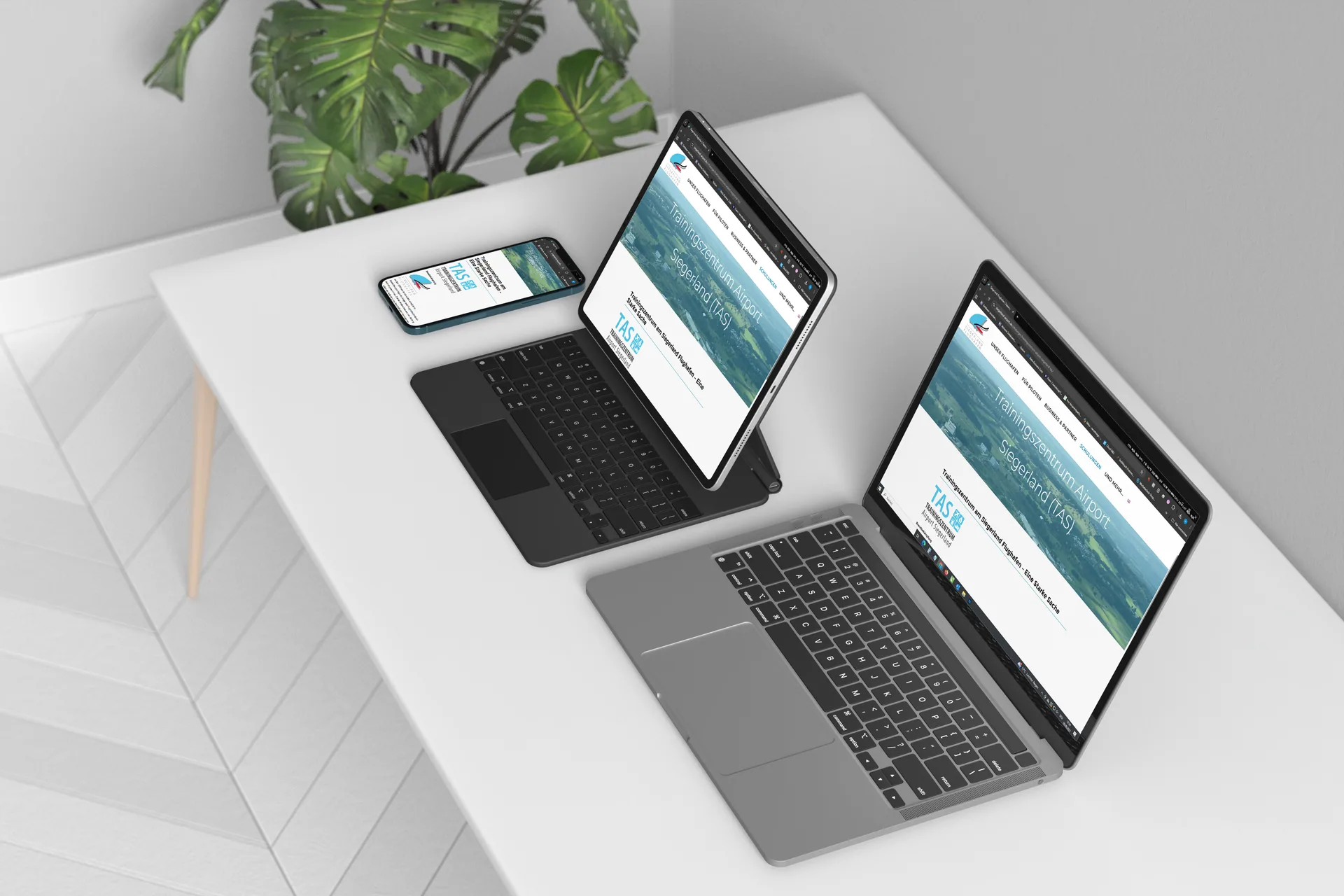 Webdesign für Siegerland-Flughafen, umgesetzt von Nerodesign – Ansicht 3