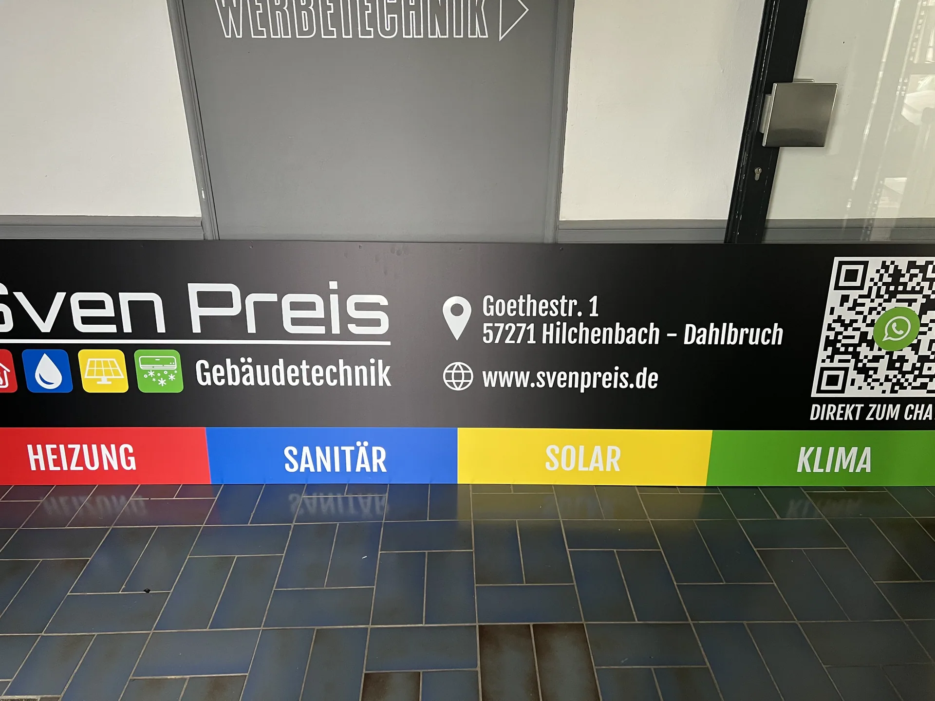 Firmenschild von Nerodesign – Ansicht 3