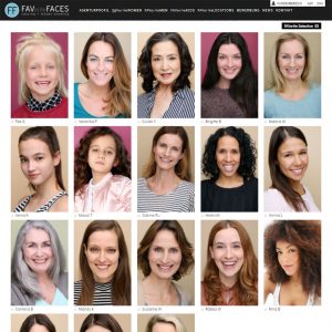 Favorite Faces Modelagentur Webseite